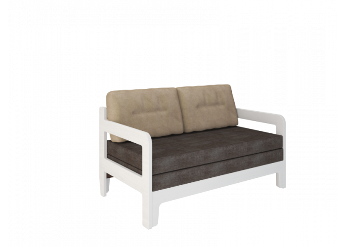 Мини Диван Форвард орех (Велюр серый 25) Мини Диван Форвард орех (Велюр серый 25)