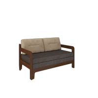 Мини Диван Форвард орех (Велюр бежевый 04) Мини Диван Форвард орех (Велюр бежевый 04)