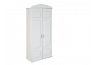 Шкаф Кристина 2-дверный белый