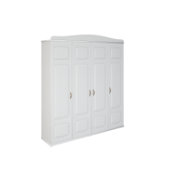 Шкаф Кристина 4-дверный белый