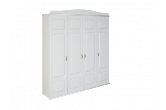 Шкаф Кристина 4-дверный белый