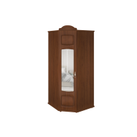 Шкаф Кристина угловой орех с зеркалом Шкаф Кристина угловой орех с зеркалом