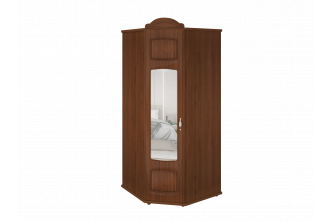 Шкаф Кристина угловой орех с зеркалом