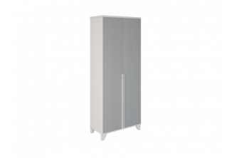Шкаф "Соня" 2-дверный Белый + серый Шкаф "Соня" 2-дверный Белый + серый