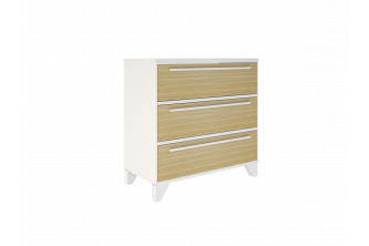 комод "Соня" Белый + Дуб