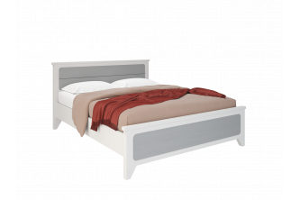 Кровать "Соня" 1200*2000 Белый + серый
