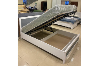 Кровать "Соня" 1200*2000 Белый + Дуб с подъемным механизмом Кровать "Соня" 1200*2000 Белый + Дуб с подъемным механизмом