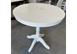 Стол круглый белый