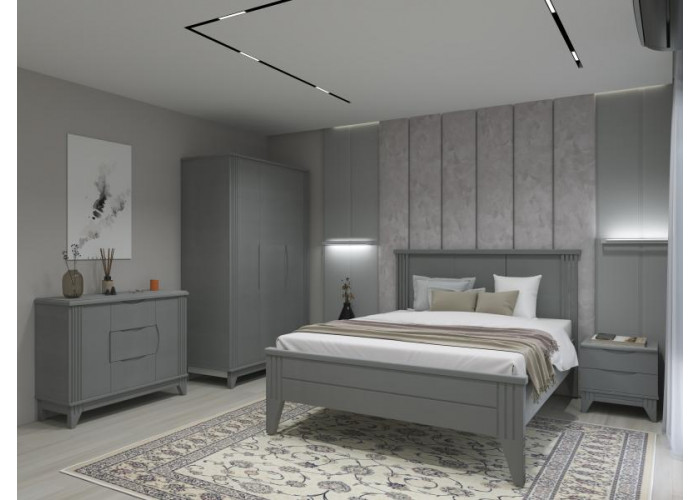 Спальня "Верона" серый Спальня "Верона" серый
