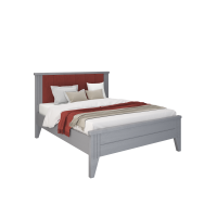 кровать Верона 1200*2000 серый с мягким изголовьем