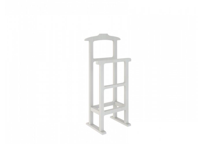 Вешалка напольная белая