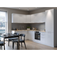 Кухня "Беатрис" эмаль белая