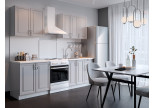Кухня "Элана" эмаль серая