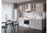 Кухня "Элана" эмаль серая