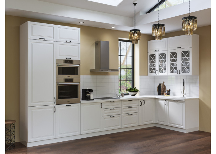 Кухня "Милана" эмаль белая Кухня "Милана" эмаль белая