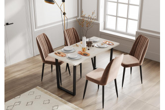 Стол лофт: Шелковый камень