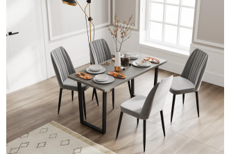 Стол лофт: Железный камень