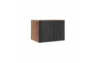 ПБ - 04 Антресоль однодверная "Берта" рифленый серый