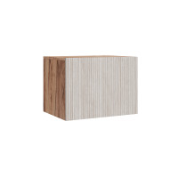 ПБ - 04 Антресоль однодверная "Берта" (рифленый белый)