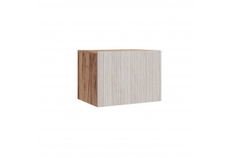 ПБ - 04 Антресоль однодверная "Берта" (рифленый белый)