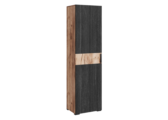 ПБ - 01 Шкаф 1-дверный с вешалкой и полками "Берта" рифленый серый ПБ - 01 Шкаф 1-дверный с вешалкой и полками "Берта" рифленый серый