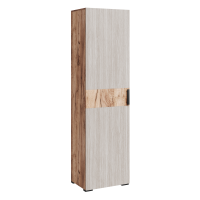 ПБ - 01 Шкаф 1-дверный с вешалкой и полками "Берта" рифленый белый ПБ - 01 Шкаф 1-дверный с вешалкой и полками "Берта" рифленый белый