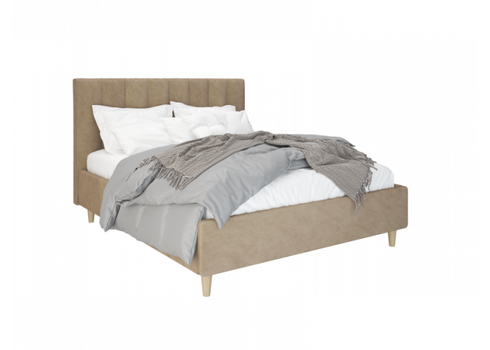 Интерьерная кровать "Сицилия" велюр Бежевый (04) (1200*2000) Интерьерная кровать "Сицилия" велюр Бежевый (04) (1200*2000)