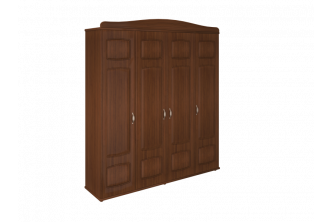 Шкаф Кристина 4-дверный орех