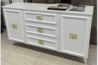 ГВК-05 Тумба ТВ Белый золото Виктория ГВК-05 Тумба ТВ Белый золото Виктория