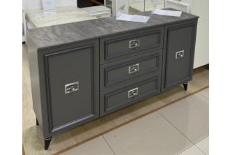 ГВК-05 Тумба ТВ Серый серебро Виктория ГВК-05 Тумба ТВ Серый серебро Виктория