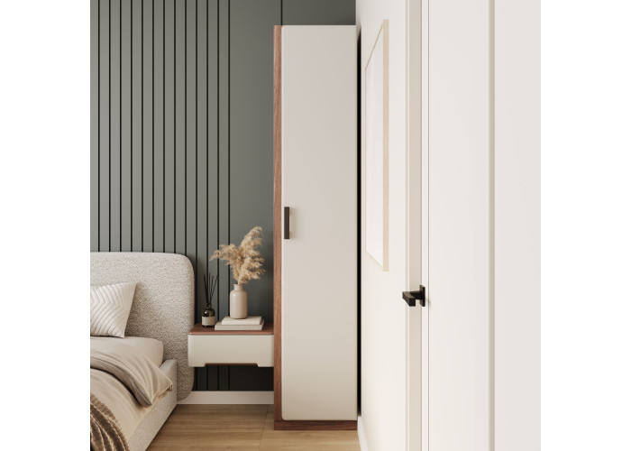 СПМ - 01 Шкаф 1-дверный с вешалкой и полками (универсальная сборка) СПМ - 01 Шкаф 1-дверный с вешалкой и полками (универсальная сборка)