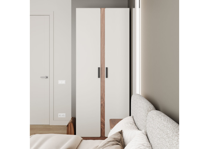 СПМ - 02 Шкаф 2-дверный с вешалкой и полками 