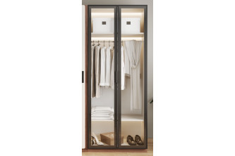 СПМ - 03 Шкаф 2-дверный с рамочным фасадом и подсветкой 