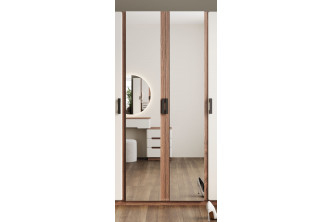 СПМ - 04 Шкаф 2-дверный с зеркальным фасадом