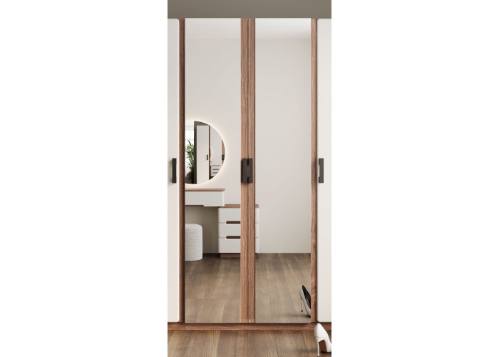 СПМ - 04 Шкаф 2-дверный с зеркальным фасадом