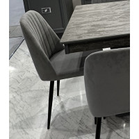 Стул мягкий Виктория ГВК-09 серый