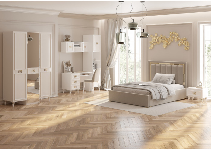 Молодежная "Виктория" Белая эмаль Молодежная "Виктория" Белая эмаль