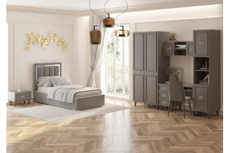 Молодежная "Виктория" Серая эмаль