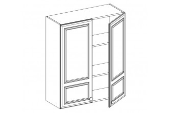 Шкаф навесной 2-х дверный ШГ-80 Бьянка