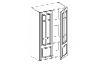 Шкаф навесной 2-х дверный ШСТ-60 Бьянка