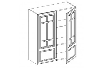 Шкаф навесной 2-х дверный ШСТ-80 Бьянка