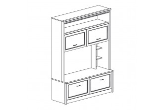 Модуль №188 Шкаф многоцелевой Лючия