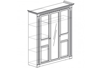 Модуль №180 Шкаф для одежды 3-дверный Лючия