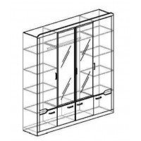 Модуль №321 Шкаф 4-дверный Ронда