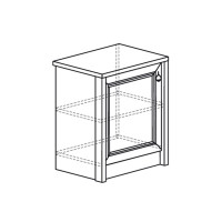 Модуль №646 Тумба для обуви 1-дверная Флоренция