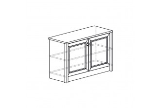 Модуль №647 Тумба для обуви 2-дверная Флоренция