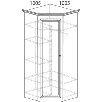 Модуль №662 Шкаф угловой Флоренция