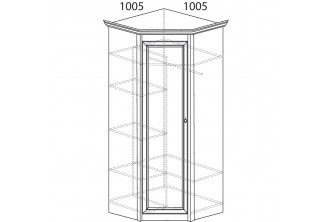 Модуль №662 Шкаф угловой Флоренция