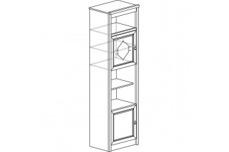 Модуль №663 Шкаф многоцелевой Флоренция