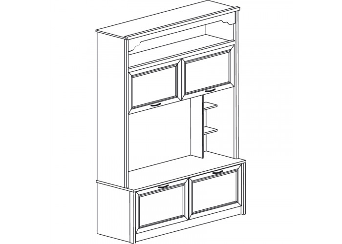 Модуль №664 Шкаф многоцелевой Флоренция
